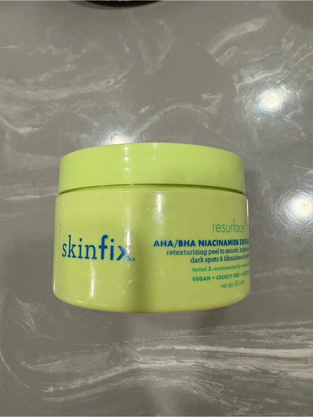 Skin Resurface AHA/BHA Niacinamide Exfoliant pads